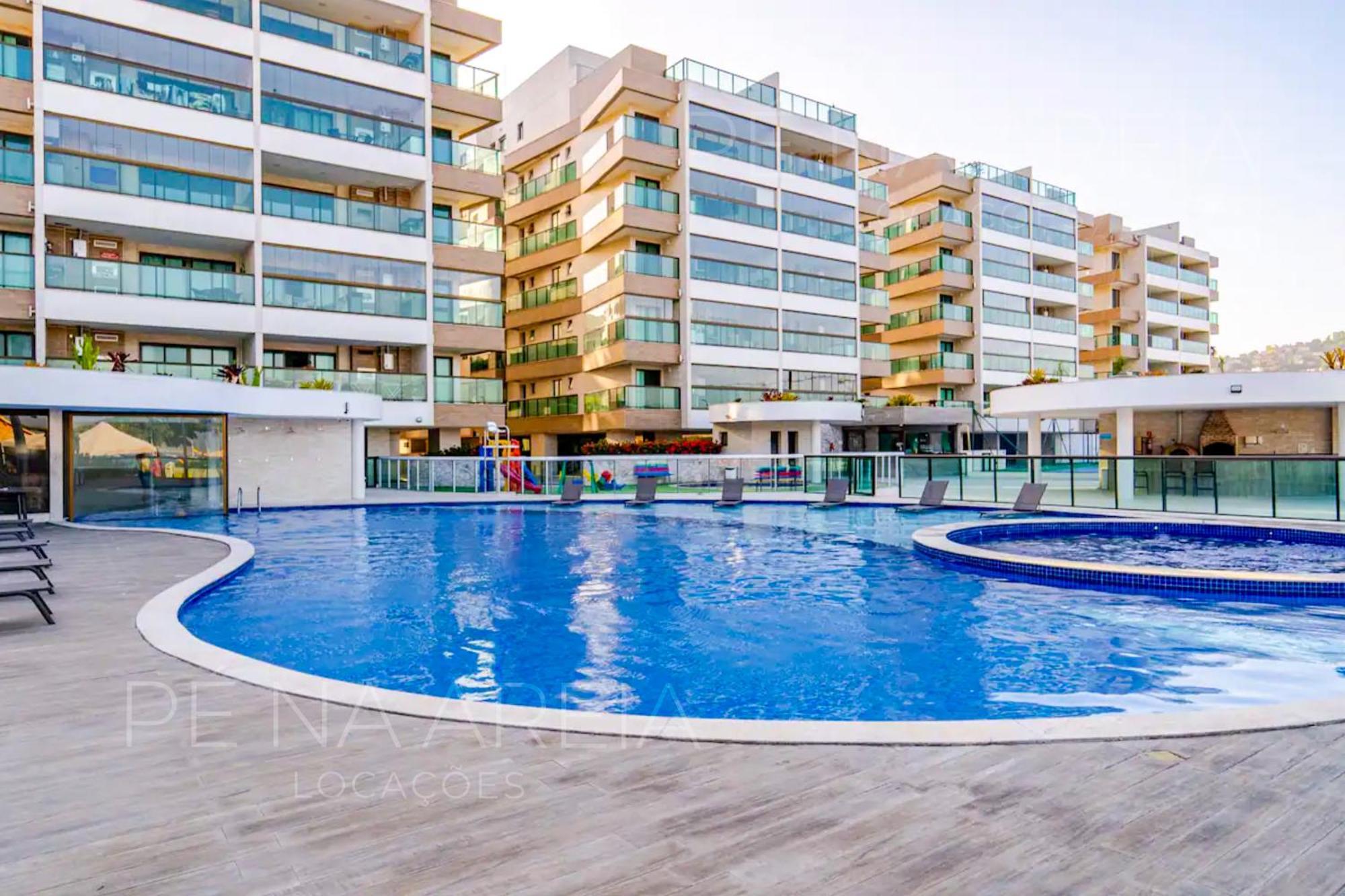 2 Quartos Com Piscina, Vista Mar E Churrasqueira Privativa - 50m Da Dos Anjos